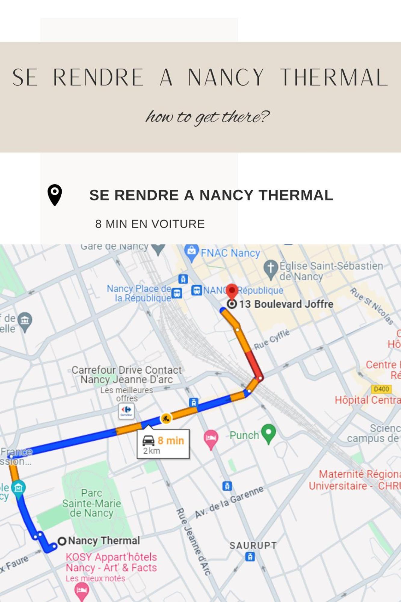 Vue Sur Le Palais - Nancy Gare Congres - Parking - T3 Leilighet Eksteriør bilde