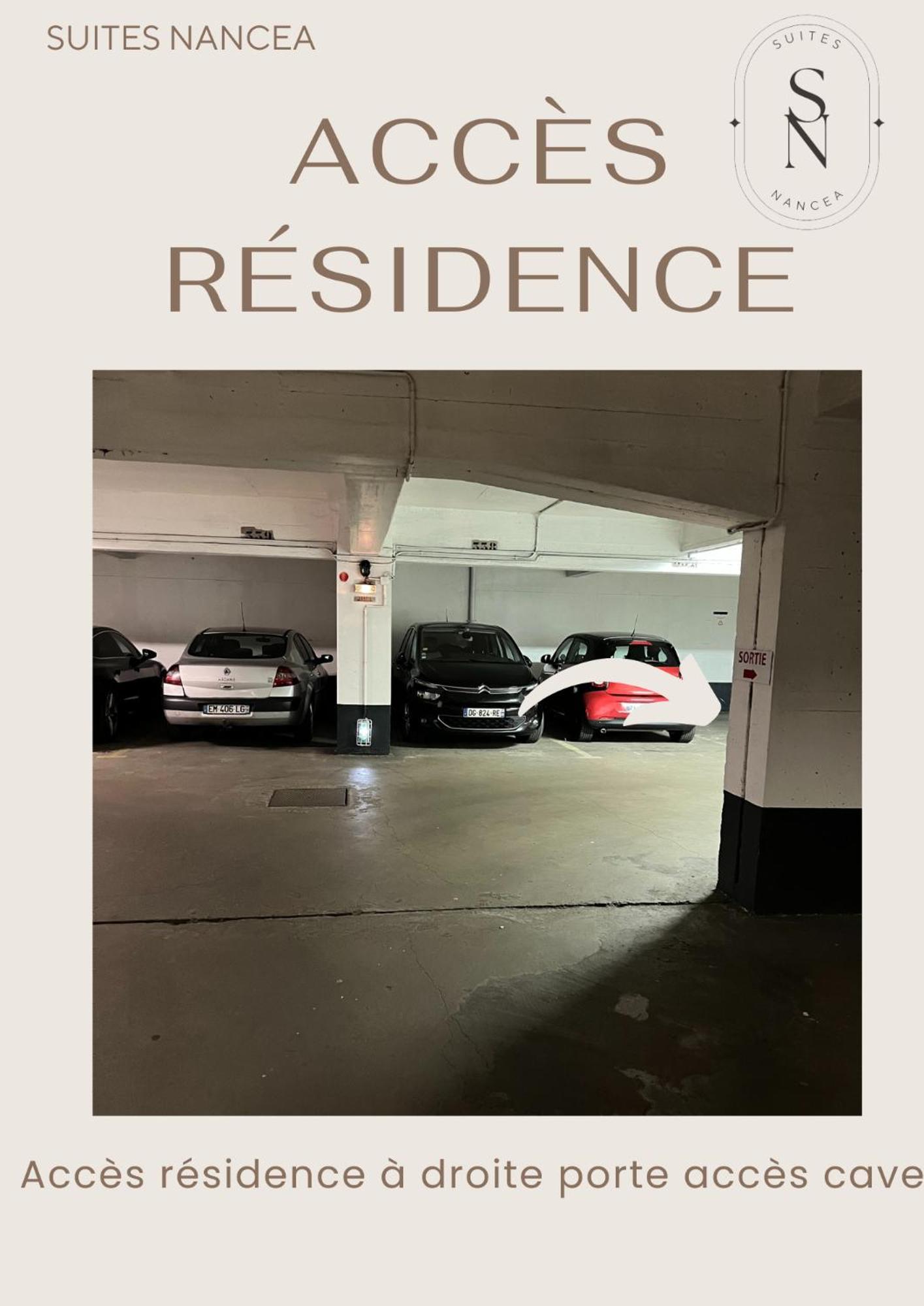 Vue Sur Le Palais - Nancy Gare Congres - Parking - T3 Leilighet Eksteriør bilde