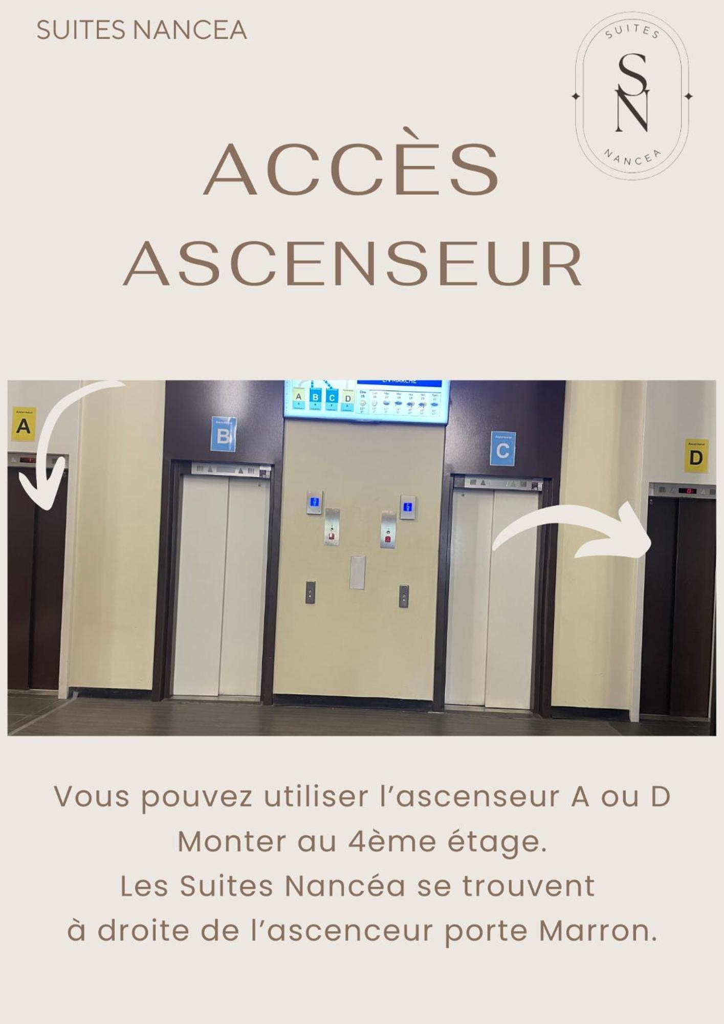 Vue Sur Le Palais - Nancy Gare Congres - Parking - T3 Leilighet Eksteriør bilde
