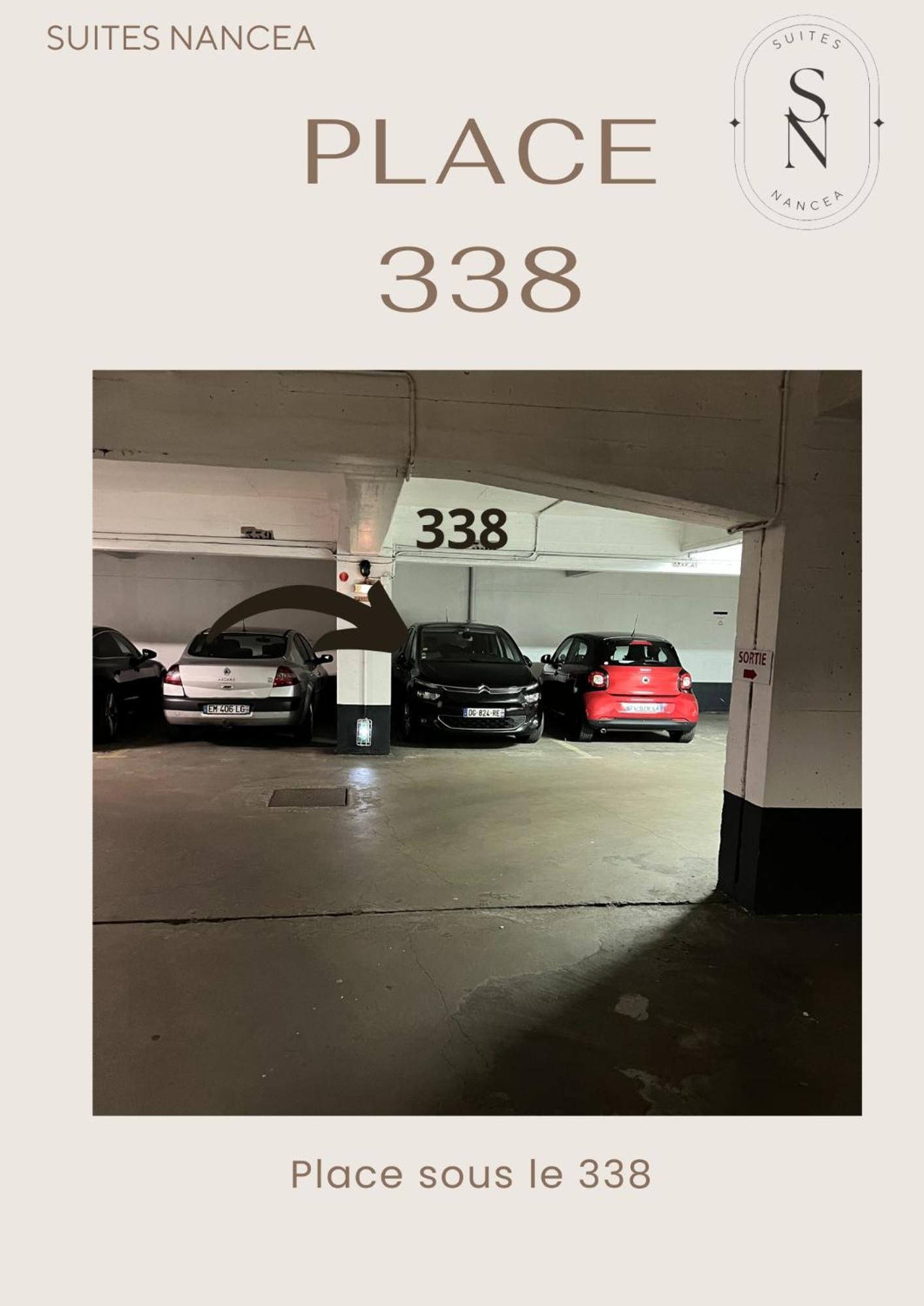 Vue Sur Le Palais - Nancy Gare Congres - Parking - T3 Leilighet Eksteriør bilde